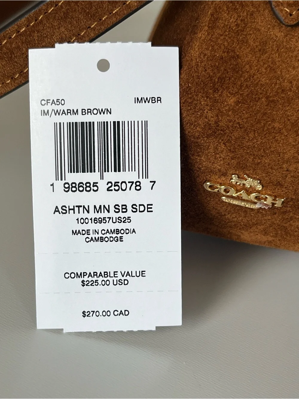 ✅Coach Ashton Mini Shoulder Bag